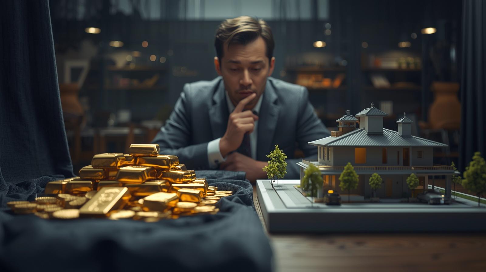 استثمار الذهب vs العقار