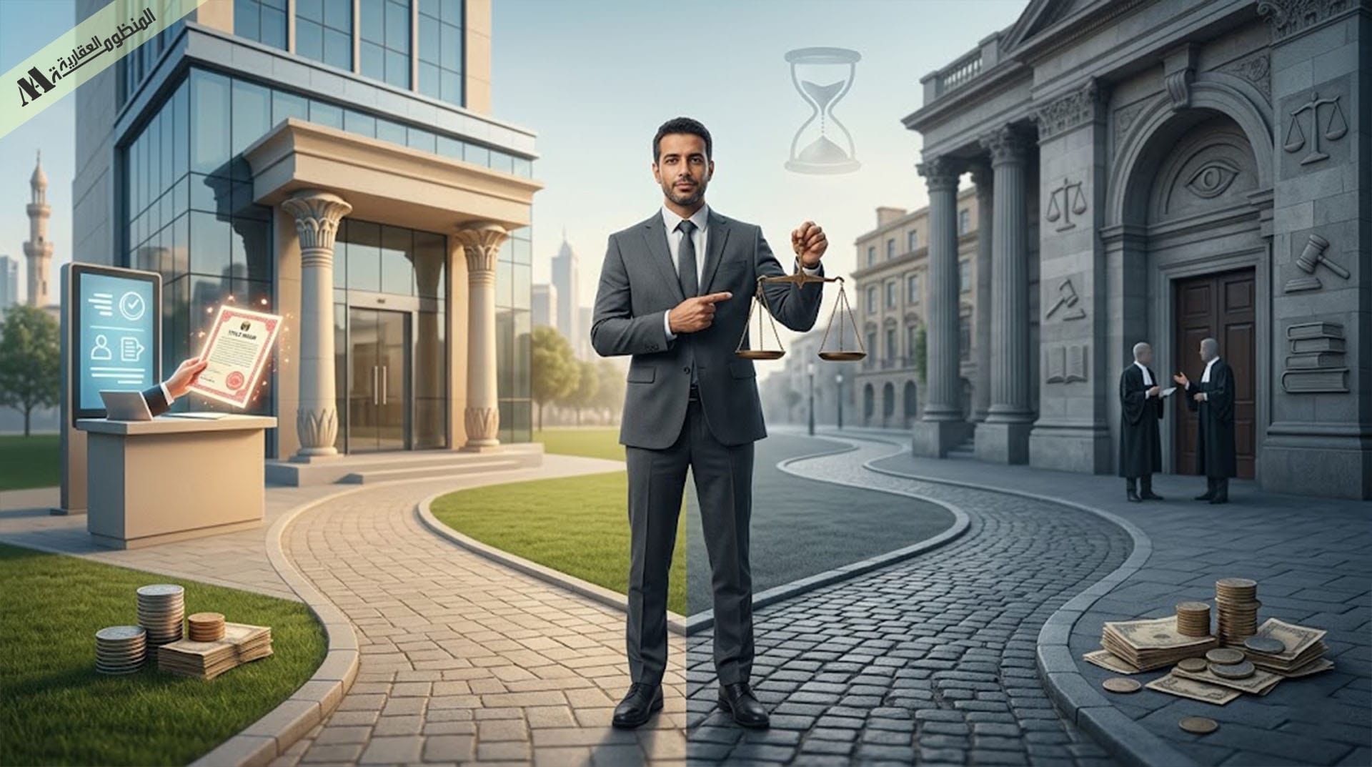 تسجيل العقار بالشهر العقاري أم دعوى صحة ونفاذ؟ أيهما أسرع وأقل تكلفة؟