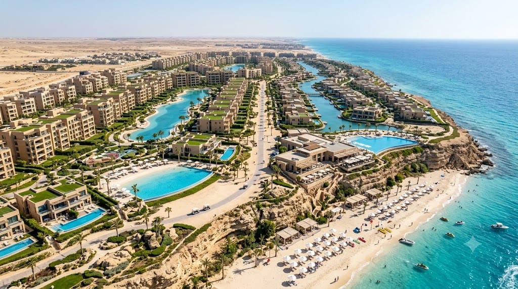 تحديث صيفي: اسعار ازها الساحل الشمالي 2026 للشاليهات والفلل